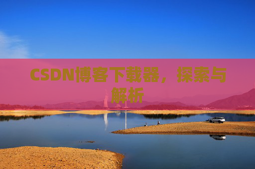 CSDN博客下载器，探索与解析